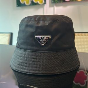 Prada Re-Nylon Bucket Hat.